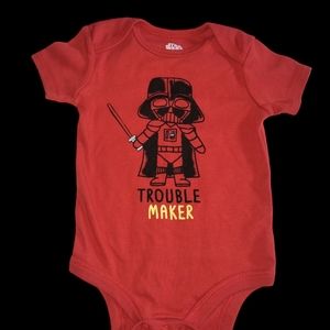 Star Wars, Lucasfilm ltd. Infant bodysuit 6-9 months. Darth Vader! Excellent!